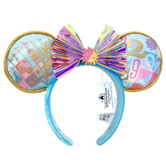 Disney Parks It’s a Small World Minnie Mouse Ears Bow Headband 2025 - Picture 5 of 10